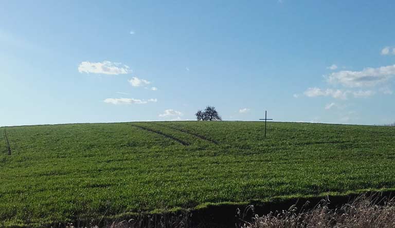 Karfreitag 2020, Uckermark, Ringenwalde, am Bahnhof