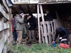 Frühstück in der Regennot, Stegelitz, 19.11.2017