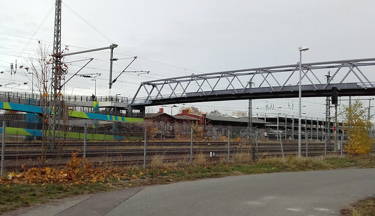 Brandenburg an der Havel, Bahnübergang Richtung Bruch