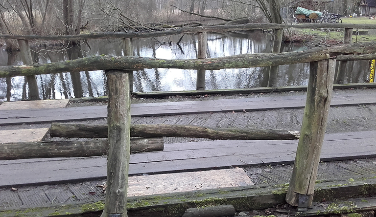 Brücke an der Eichendorfer Mühle