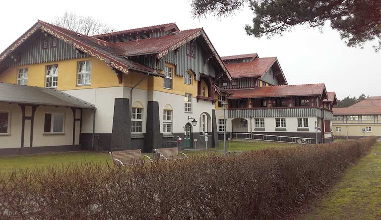 Sommerfeld, denkmalgeschützte Klinikgebäude