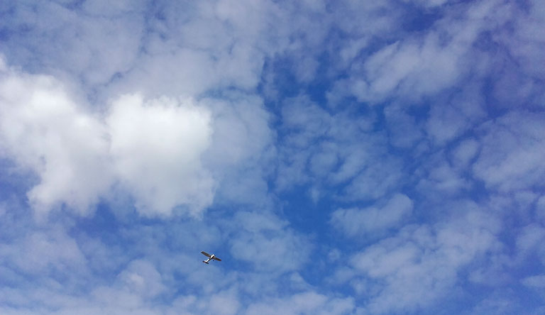 In den Wolken von Schönhagen