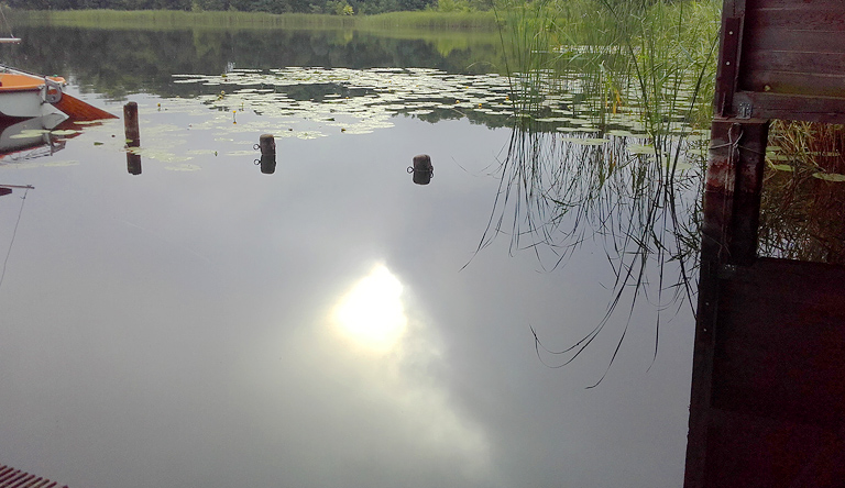 Morgensonne am Kölpinsee, Götschendorf UM, copyright Karla Brandler