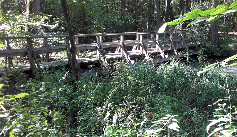 Brücke Richtung Herthafließ