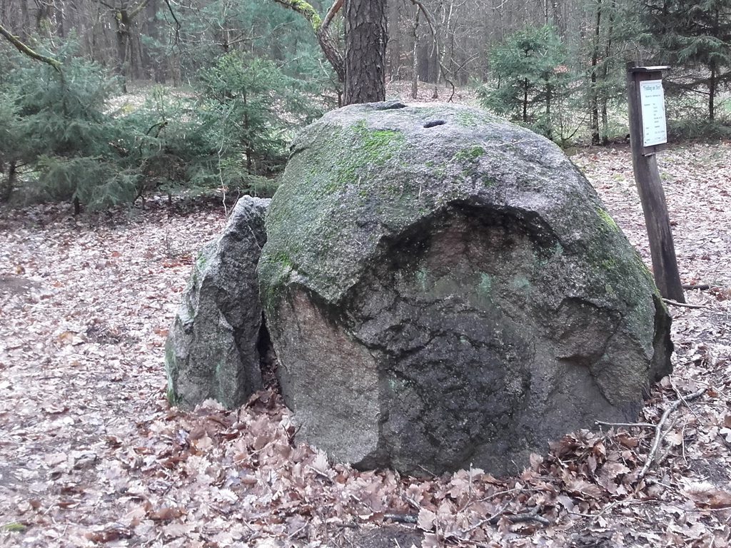 Findlinge im Stadtwald Frankfurt, Findling am Stern